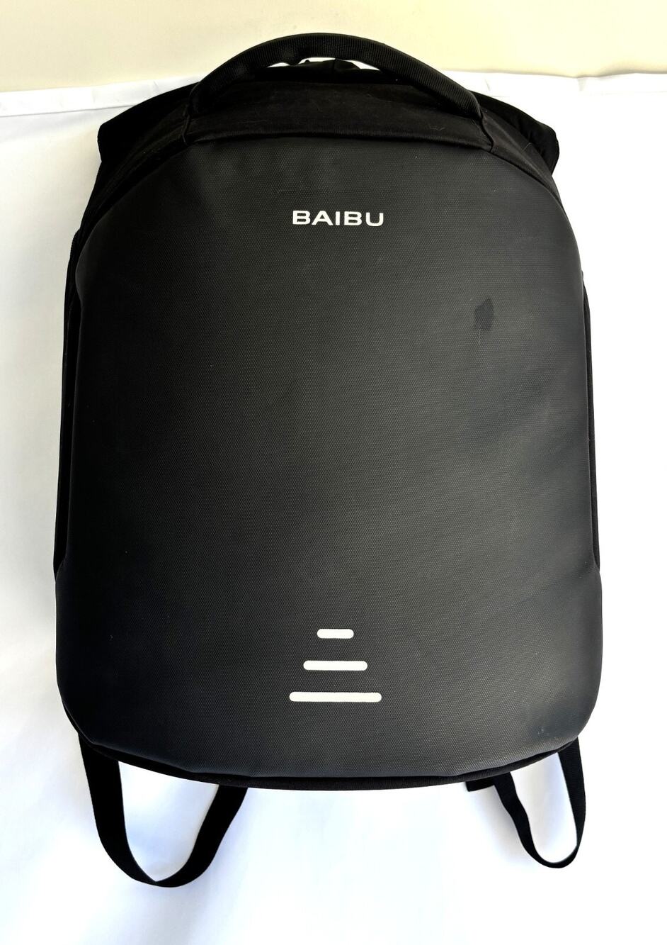 BAIBU Anti Theft Black Laptop Backpack with USB Charging